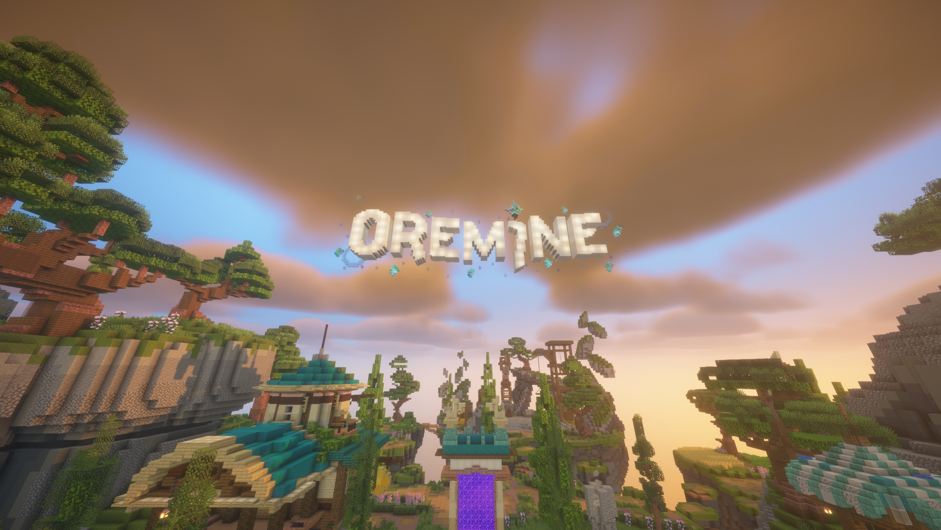 Скриншот сервера OreMine